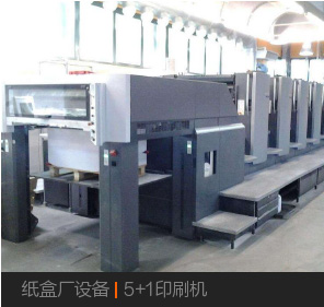 紙盒廠設備|5+1印刷機