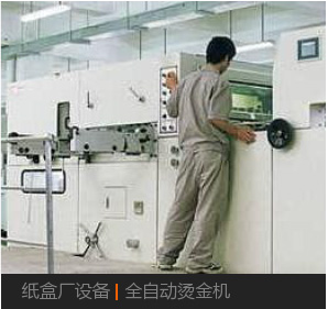 紙盒廠設備|全自動燙金機
